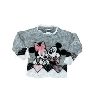 Vintage Mickey’s Stuff for Kids Minnie and Mickey embellished sweater